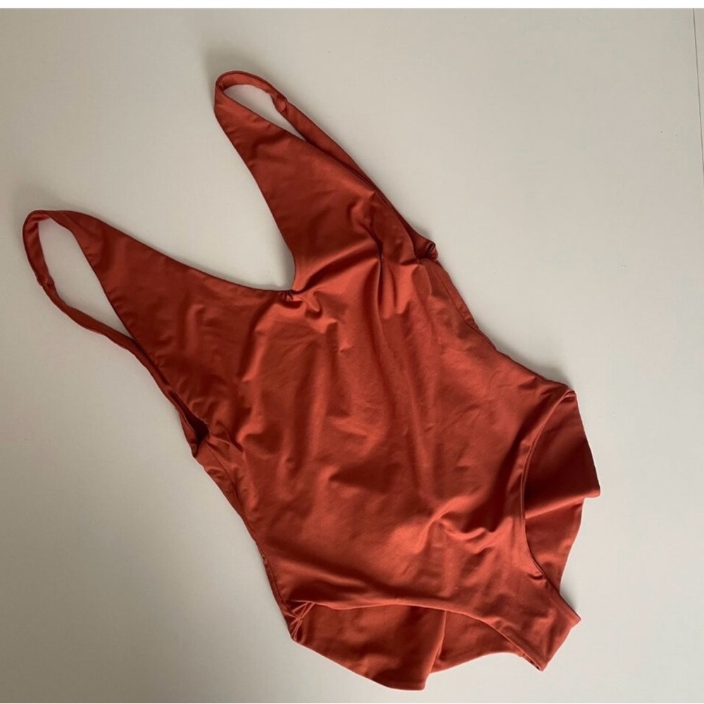 Chic Rust One-Piece Swimsuit